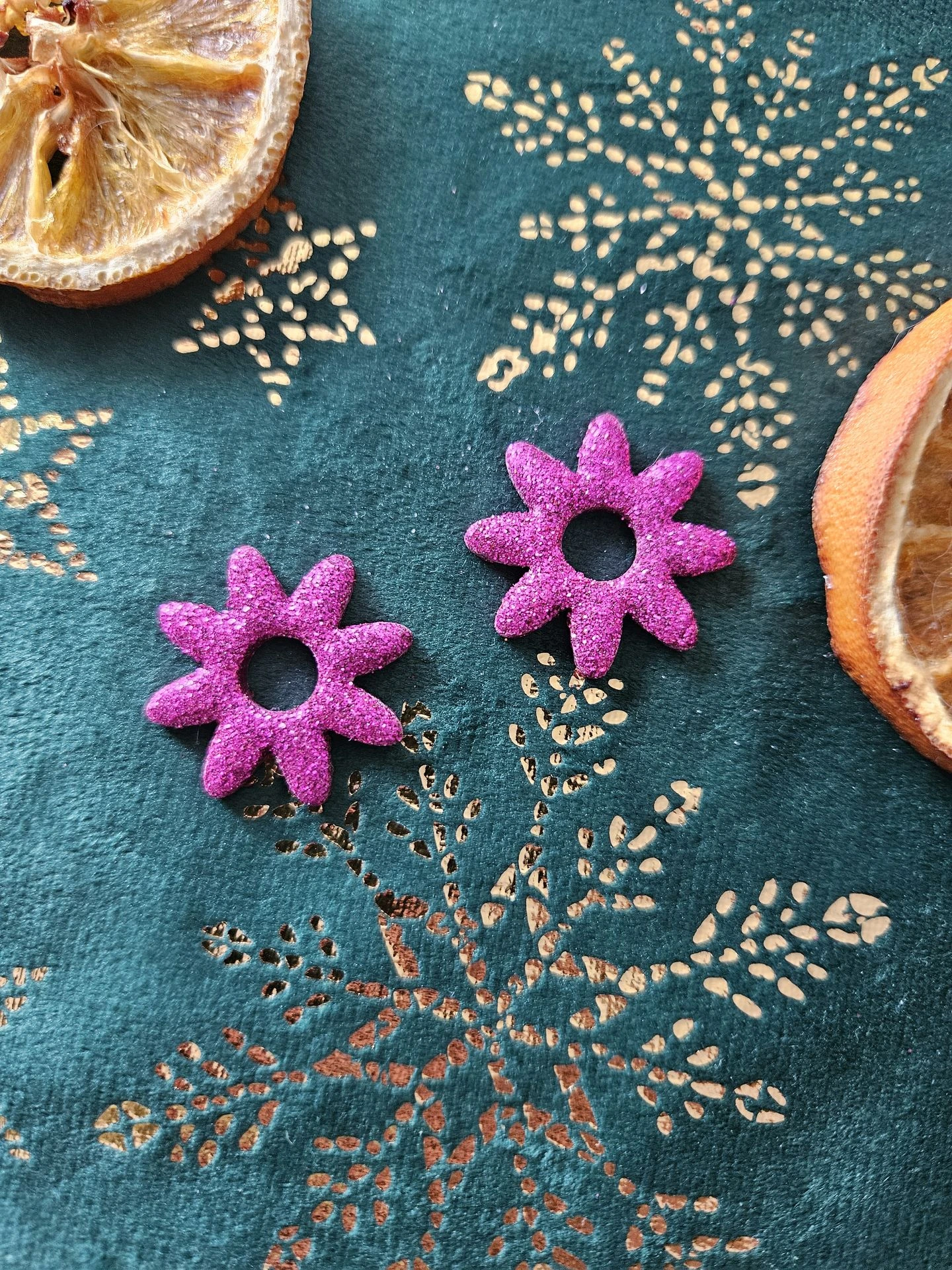 Valéria noël  (violet pailleté)