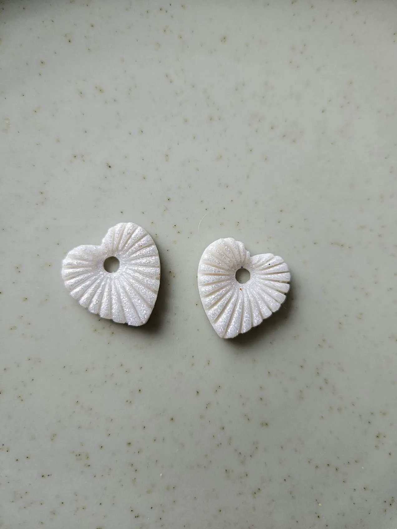 Maria (blanc pailletée)